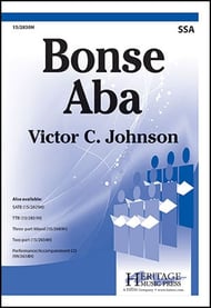 Bonse Aba SSA choral sheet music cover Thumbnail